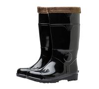 Generisch Bottes de pluie pour homme imperméables : bottes mi-hautes, bottes en caoutchouc légères, chaussures de travail antidérapantes, chaussures de sécurité confortables, chaussures de protection