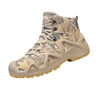 Generisch Bottes de randonnée pour homme - Style camouflage - Imperméables - Avec lacets - Bottes de chasse - Amortissement des coups de pied - Chaussures basses à lacets - Chaussures de travail