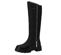 Generisch Bottes d'équitation d'hiver pour femme - Bottes d'hiver jusqu'aux mollets avec semelle épaisse - Bottines confortables et décontractées avec talon pour les activités de plein air par temps