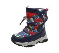 Generisch Bottes d'extérieur de qualité supérieure pour fille avec semelle extérieure antidérapante et doublure chaude, idéales en conditions hivernales, bleu foncé, 32 EU