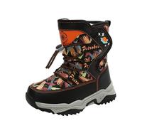 Generisch Bottes d'extérieur de qualité supérieure pour fille avec semelle extérieure antidérapante et doublure chaude, idéales en conditions hivernales, Noir , 37.5 EU