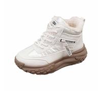 Generisch Bottes d'hiver chaudes pour femme avec doublure confortable, idéales comme chaussures d'écurie, antidérapantes et imperméables, à enfiler, doublées confortables, bottes d'hiver pour femme