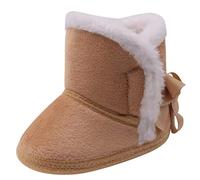 Generisch Bottes d'hiver de qualité supérieure pour bébé avec semelle antidérapante et doublure chaude pour un maintien sûr par temps froid, marron, 20.5 EU