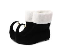 Generisch Bottes d'hiver élégantes avec doublure en polaire pour homme - Élégantes, chaudes, confortables, mi-hautes, parfaites pour le temps froid au quotidien, Noir , 48 EU