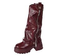 Generisch Bottes d'hiver élégantes pour femme avec talon bloc | Avec talon bloc avec ajustement confortable et semelle robuste pour un voyage élégant
