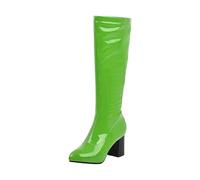 Generisch Bottes d'hiver imperméables pour femme - Bottes longues - Bottes de neige - Bottes de neige - Bottes à enfiler - Bottes décontractées - Bottes de transition - Bottes de mariage - Bottes à