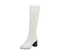 Generisch Bottes d'hiver imperméables pour femme - Bottes longues - Bottes de neige - Bottes de neige - Bottes à enfiler - Bottes décontractées - Bottes de transition - Bottes de mariage - Bottes à