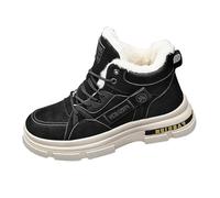 Generisch Bottes d'hiver pour homme - Bottes de neige chaudes doublées - Chaussures d'hiver pour homme - Printemps et automne - Grandes tailles - En coton - Légères et antidérapantes - Chaussures de