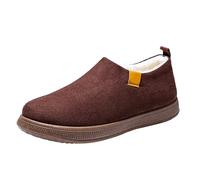 Generisch Bottes d'hiver pour homme - Doublées - Imperméables - Chaussures de loisirs - Chaussures chaudes - Semelle ergonomique - Semelle antidérapante - Doublure en peluche - Chaussures