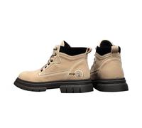 Generisch Bottes d'hiver pour homme et femme - Chaussures pieds nus - Imperméables - Demi-tige - Bottes en caoutchouc - Bottes isolées - Pour trekking, randonnée et plein air, kaki, 40 EU