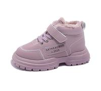 Generisch Bottes d'hiver tendance pour fille avec aspect - Pour les jours froids - Confortable à utiliser au quotidien, lilas, 29.5 EU