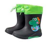 Generisch Bottes en caoutchouc pour enfants garçons et filles - Coupe-vent - Imperméables - Antidérapantes - Avec imprimé de dessin animé - Design chaud et mignon - Tailles décontractées