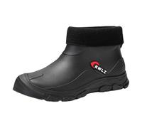 Generisch Bottes en caoutchouc pour homme et femme - Imperméables - Élégantes et chaudes - Chaussures courtes pour le chemin du travail - Chaussures en caoutchouc durables pour l'extérieur, Noir , 43