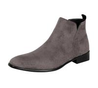 Generisch Bottes pour homme avec fermeture éclair latérale, bottines d'été élégantes, design élégant, bottes pour homme pour toutes les saisons, bottes flexibles, chaussures professionnelles et