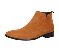 Generisch Bottes pour homme avec fermeture éclair latérale, bottines d'été élégantes, design élégant, bottes pour homme pour toutes les saisons, bottes flexibles, chaussures professionnelles et
