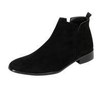 Generisch Bottes pour homme avec fermeture éclair latérale, bottines d'été élégantes, design élégant, bottes pour homme pour toutes les saisons, bottes flexibles, chaussures professionnelles et