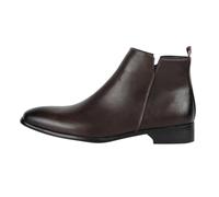 Generisch Bottes pour homme - Printemps, automne et hiver - Grandes tailles - Polyvalentes - En dentelle - Légères et confortables - Courtes - Bottes de randonnée - Bottes décontractées pour homme