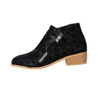 Generisch Bottes tactiques de marche imperméables pour le camping, les randonnées, les activités de plein air, les femmes, les bottines en caoutchouc, bottines courtes, pour femme, Noir , 37.5 EU