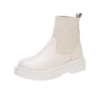 Generisch Bottines à semelle compensée extensible 2026 - Respirantes - Décontractées - Confortables - Coupe élastique - Chaussures tendance pour le quotidien, beige, 41 EU