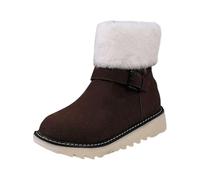 Generisch Bottines d'hiver doublées pour femme - Bottes d'hiver imperméables - Bottes de neige chaudes - Bottes d'hiver - Bottes d'hiver - Bottes d'hiver - Bottes thermiques pour les jours froids