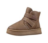 Generisch Bottines d'hiver en polaire épaisse - Chaudes et confortables - Chaussures thermiques d'extérieur pour temps froid, kaki, 37 EU