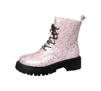 Generisch Bottines élégantes pour tout le monde - accents classiques, talon confortable pour toutes les saisons, Rose, 39 EU