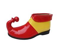 Generisch Bottines pour spectacles sur scène, spectacles de comédie et costumes de clown avec bout surélevé unique, rouge, 41 EU