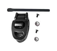 Generisch Boucle de patin à roulettes, boucle de patin à roulettes pour chaussures, accessoires pour vis de sangle de skateboard, chaussures de rechange réglables, boucles de sangle d'énergie avec vis