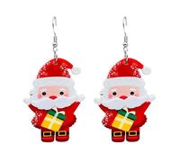 generisch Boucles d'oreilles en bois Saint Jour Acrylique Boucles d'oreilles Hérisson mignonnes pour femmes Maman Amusant Animaux Charms Bijoux Boucles d'oreilles oiseau pour, taille unique, Plastique