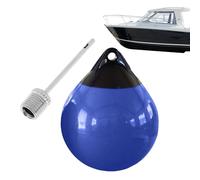 Generisch Bouée de bateau gonflable en PVC 25 x 30 cm avec aiguille à air | Balle d'ancrage flottante durable pour bateaux, ports de plaisance, pêche, wakeboard