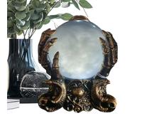 Generisch Boule de cristal lumineuse à LED - Décorations de Noël gothiques illuminées - Pour maison hantée, chambre, cuisine, bureau, cheminée, bar, fête