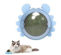 Generisch Boule d'herbe à chat suspendue - Jouet à boule durable pour chats domestiques - Jouet rotatif d'intérieur - Décoration murale