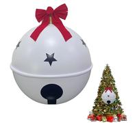 Generisch Boules de décoration gonflables - 58 cm - Cloche étanche avec nœud - Boules gonflables - Décorations de Noël - Pour jardin, cour, terrasse, pelouse, chemin, décoration de fête