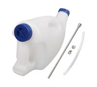 Generisch Bouteille de veau - 4 l - Mangeoire pour animaux de ferme - Tube d'alimentation de vache - Bouteille d'eau pour chèvre, agneau, chiot, bétail, mouton, porcelet, veau, équipement de santé