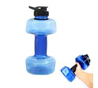 Generisch Bouteille d'eau de sport, gourde avec haltère, carafe à eau de fitness, gobelet d'entraînement de fitness avec grande capacité, pour le sport, le fitness, l'entraînement, la gym, les