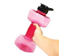 Generisch Bouteille d'eau de sport, gourde avec haltère, carafe à eau de fitness, gobelet d'entraînement de fitness avec grande capacité, pour le sport, le fitness, l'entraînement, la gym, les