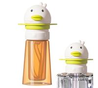 Generisch Bouteille d'eau Ellipse - Bouteille d'eau douce - Adaptateur d'eau - Couvercle torsadé portable anti-fuite - Couvercle de voyage avec paille - Sippy d'eau pour une utilisation en extérieur