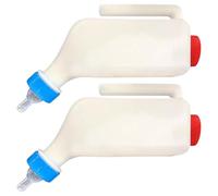 Generisch Bouteilles d'alimentation pour chèvres - Deux bouteilles pour agneaux, outil d'élevage avec échelle et poignée pour chèvres, vaches, moutons, petits animaux