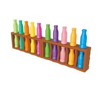 Generisch Bouteilles de couleur d'association Entraînement populaire | Jeux de défi pour enfants et adultes - Pour voyage, camping, vacances, fête, nuit, salle de classe