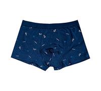 Generisch Boxer baggy pour homme - Grande taille - Respirant - Style rétro - Sous-vêtements élégants - Taille élastique - Coupe idéale pour le sport et la vie quotidienne - Avec imprimé amusant, Bu2