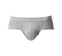 Generisch Boxer court sexy pour homme - Couleur unie - Confortable - Grandes poches - Sous-vêtements rétro - Un cadeau pour mon ami, gris, XXL
