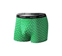 Generisch Boxer pour homme doux pour la peau, grand, respirant, décontracté et confortable sous-vêtements de mode pour hommes, vert, M