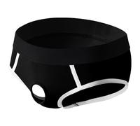 Generisch Boxer sexy pour homme - Sous-vêtement coupe Pothole Cutton, Noir , M