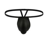 Generisch Boxers Sexy Hommes Bonnet U Forme T Forme Rondelle Un Sous-vêtements Charme Ktv Nouveaux Points forts Shorts Sexy, Noir , XXL