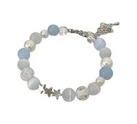 Generisch Bracelet 2024 pour femme, bracelet de perles de jade chinois pour sa grand-mère, grand-père, mère, père, usage quotidien en caoutchouc pour bracelet, taille unique, résine, No Gemstone