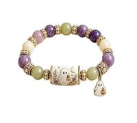 Generisch Bracelet avec perles fantômes extensibles et accessoires tendance, Siehe Beschreibung, carbure de tungstène, Pas de pierre précieuse