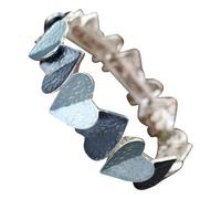 Generisch Bracelet Bracelet Perle Perles Bracelet Valentine's Day Lady Accessory 4 Mm Aimanté Maman Message Bijoux (Blue, One Size)