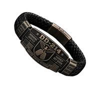 Generisch Bracelet de service militaire | Bracelet vétérans | Fabriqué à la