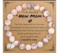 Generisch Bracelet en cuir noué pour la première fois pour les futures mamans, A, Plastique, Pas de gemme