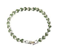Generisch Bracelet Ensembles 2 Message Empilable Anneaux Bijoux femmes cadeau 6 couleurs pour a choisi Plusieurs Hommes Cadeau Bracelet Perlé Bijoux (Green, One Size)